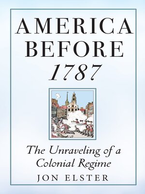 cover image of America before 1787